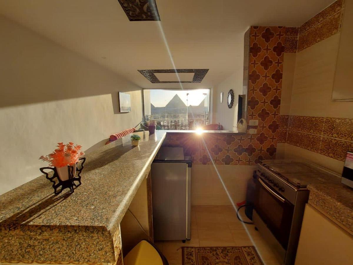 Full Pyramids View Apartment With Balcony For 8 P Kafrat al Jabal Екстер'єр фото