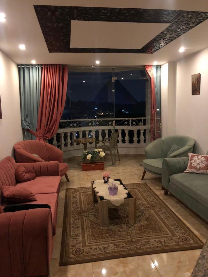 Full Pyramids View Apartment With Balcony For 8 P Kafrat al Jabal Екстер'єр фото