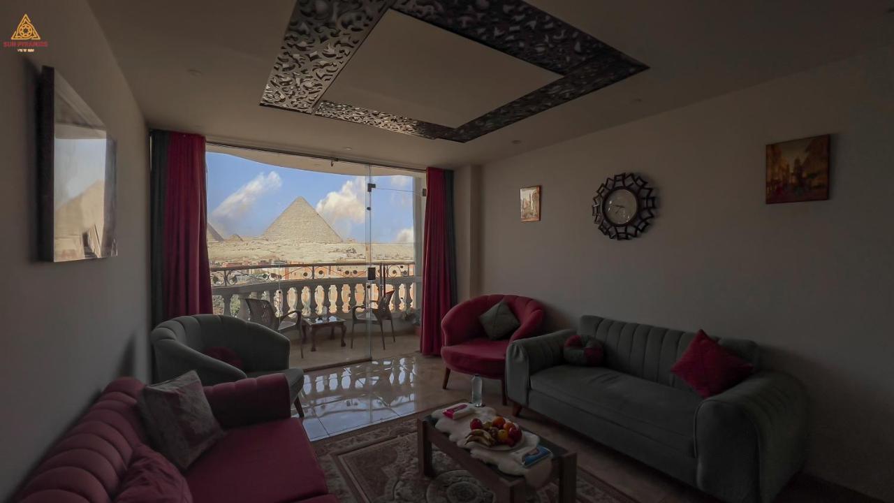 Full Pyramids View Apartment With Balcony For 8 P Kafrat al Jabal Екстер'єр фото