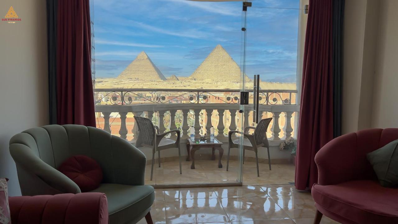 Full Pyramids View Apartment With Balcony For 8 P Kafrat al Jabal Екстер'єр фото