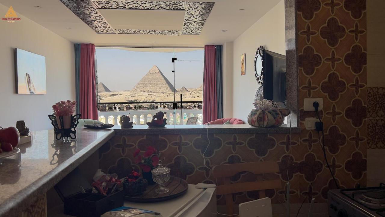 Full Pyramids View Apartment With Balcony For 8 P Kafrat al Jabal Екстер'єр фото