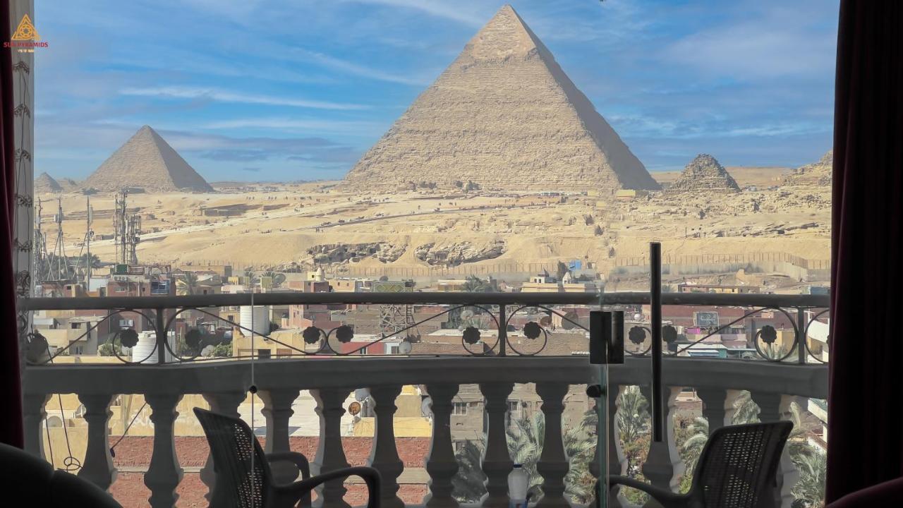 Full Pyramids View Apartment With Balcony For 8 P Kafrat al Jabal Екстер'єр фото