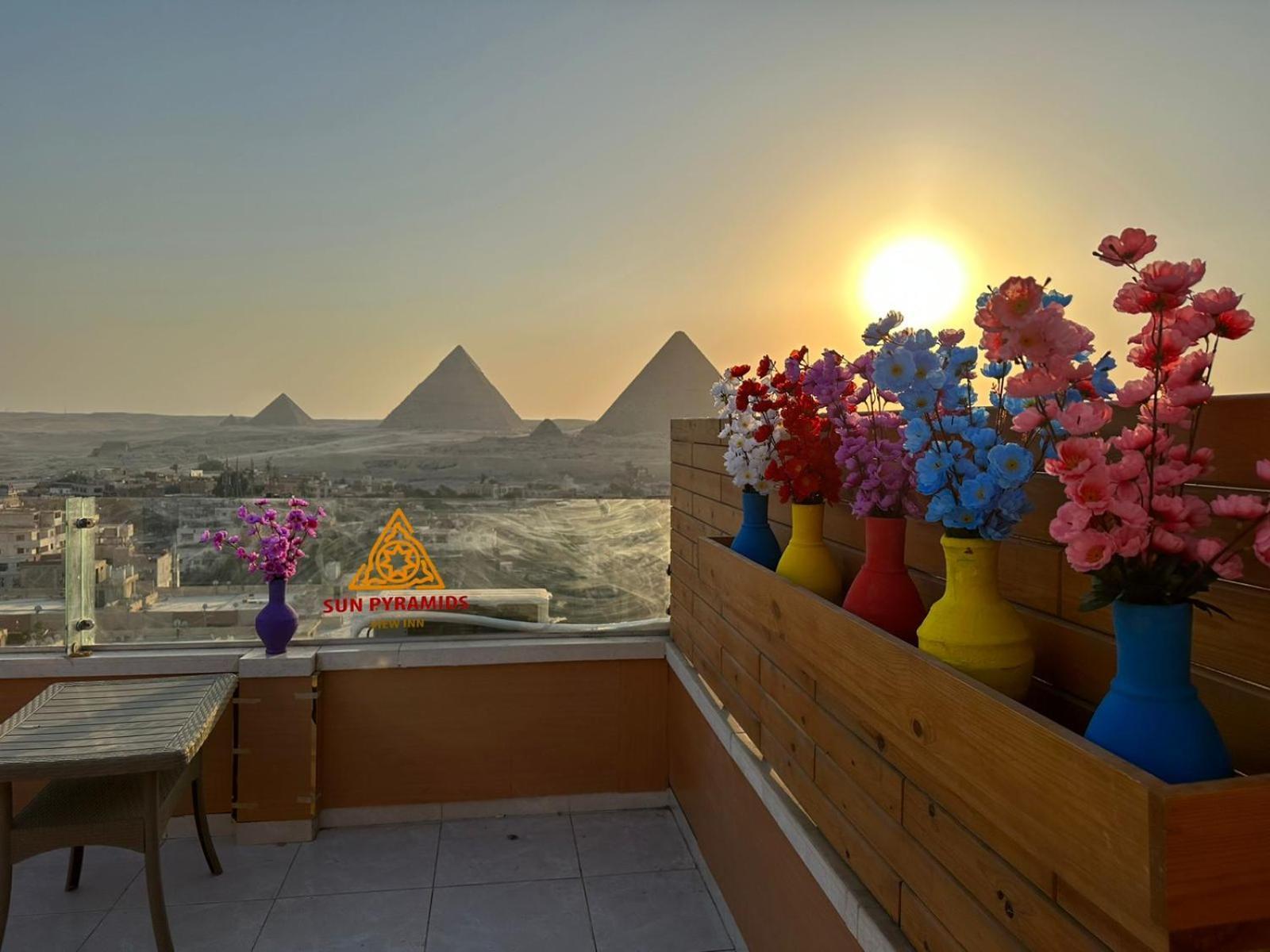 Full Pyramids View Apartment With Balcony For 8 P Kafrat al Jabal Екстер'єр фото